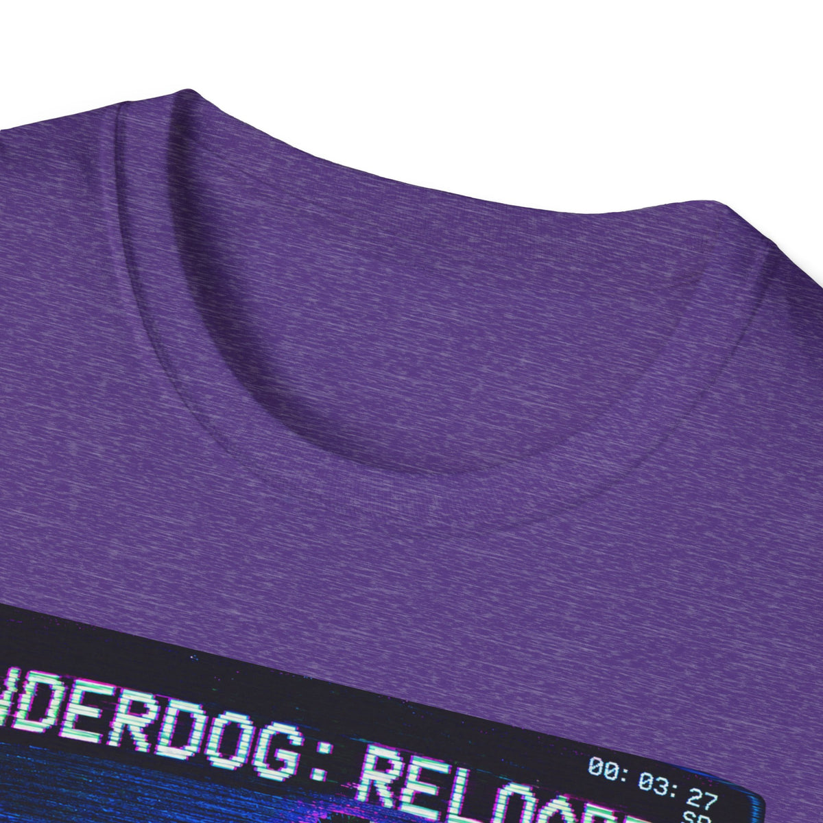 David vs Goliath Retro T-Shirt — "Underdog: Reloaded" Neon Graphic Tee