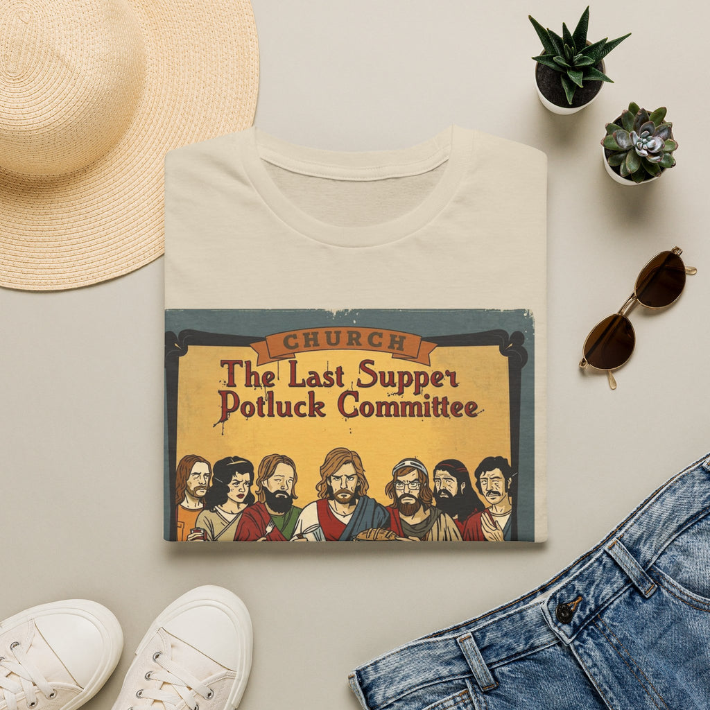The Last Supper Potluck Committee Tee – “Bring a Side or Bring Shame” Graphic T-Shirt