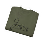 Jesus Script Tee — "Jesus: The Way The Truth The Life" Christian Faith T-Shirt