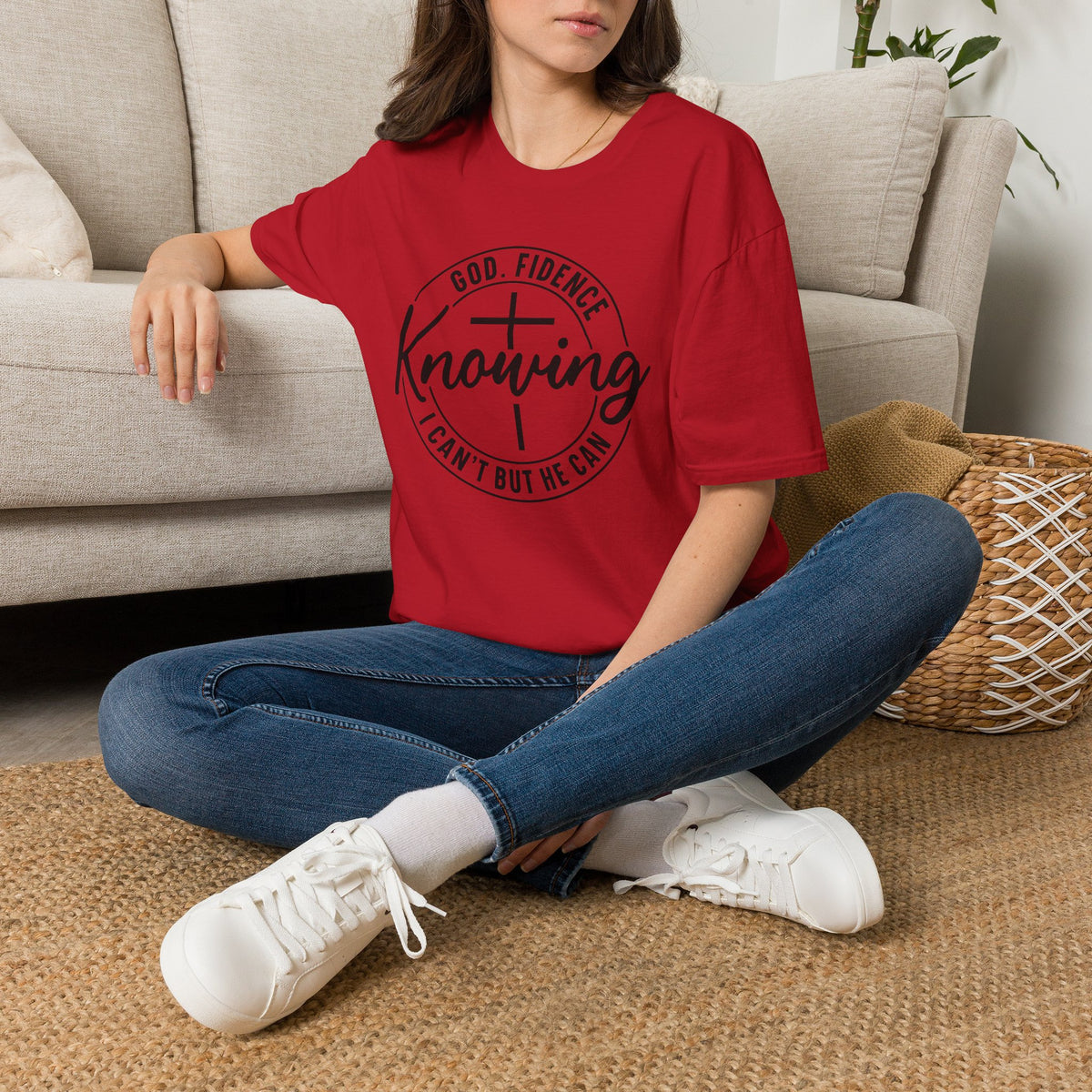 Faith-Based 'Knowing' T-Shirt — God, Fidence Graphic Tee