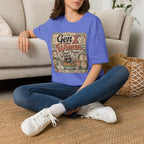 Gen X Women Don't Panic T-Shirt — Retro Raccoon Vintage Graphic Tee
