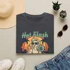 Hot Flash Summer Tour Retro Beach T-Shirt — Funny Menopause Graphic Tee