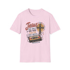 Jesus Is The Only One Who Can Fix My Mess T-Shirt — Christian Vintage Cassette Graphic Tee
