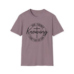 Faith-Based 'Knowing' T-Shirt — God, Fidence Graphic Tee