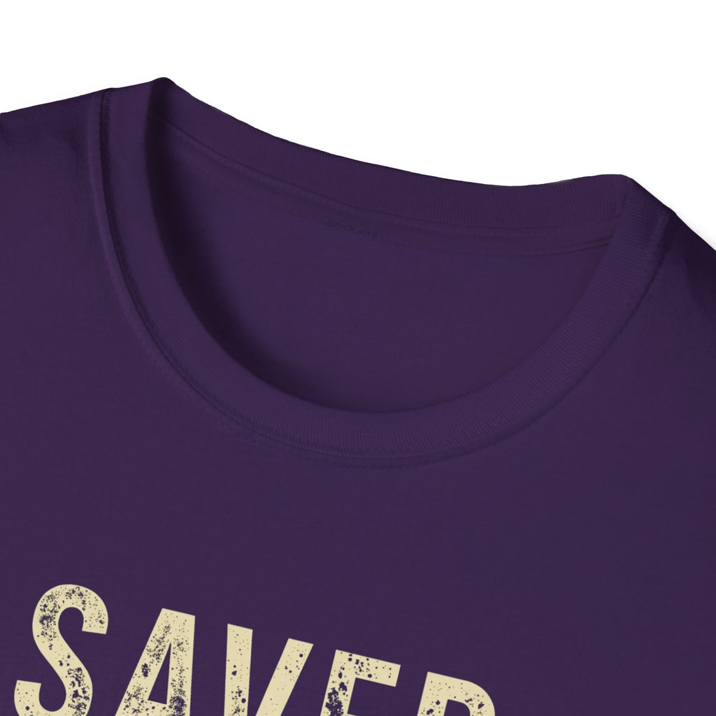 Saved & Salty T‑Shirt — Christian Beachy Faith Graphic Tee