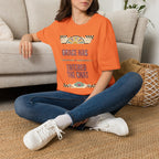 Grace Has Entered the Chat T-Shirt — Retro Boho Graphic Tee for Women