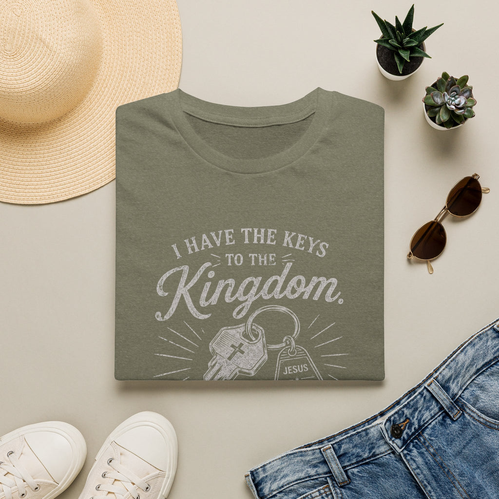 Kingdom Keys T-Shirt — "I Have the Keys to the Kingdom" Church Faith Tee