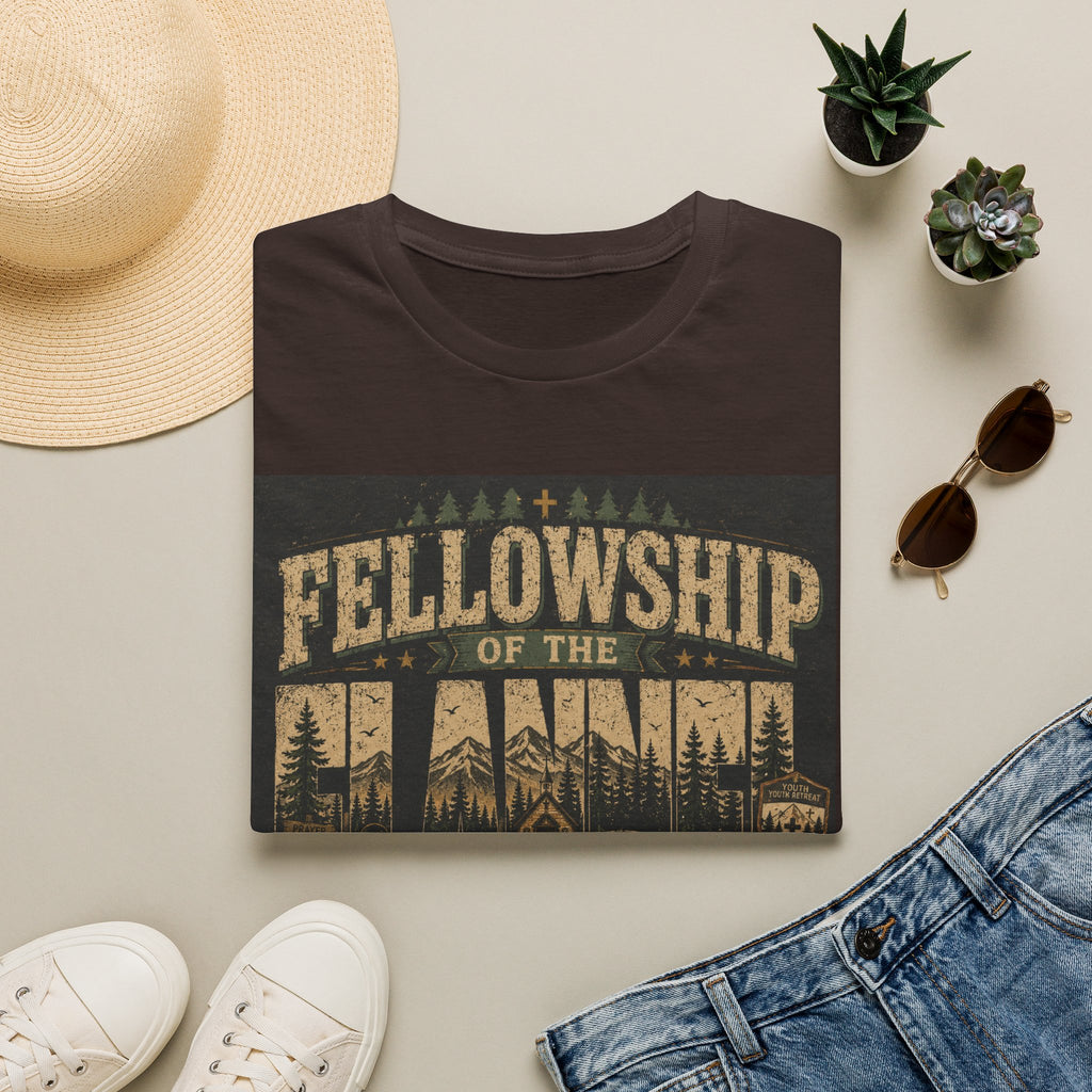 Fellowship of the Flannel T-Shirt — Vintage Outdoor Camping Tee