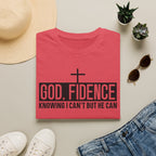 Faith Confidence T-Shirt — "God. Fidence" Christian Inspirational Tee