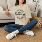 Faith-Based 'Knowing' T-Shirt — God, Fidence Graphic Tee