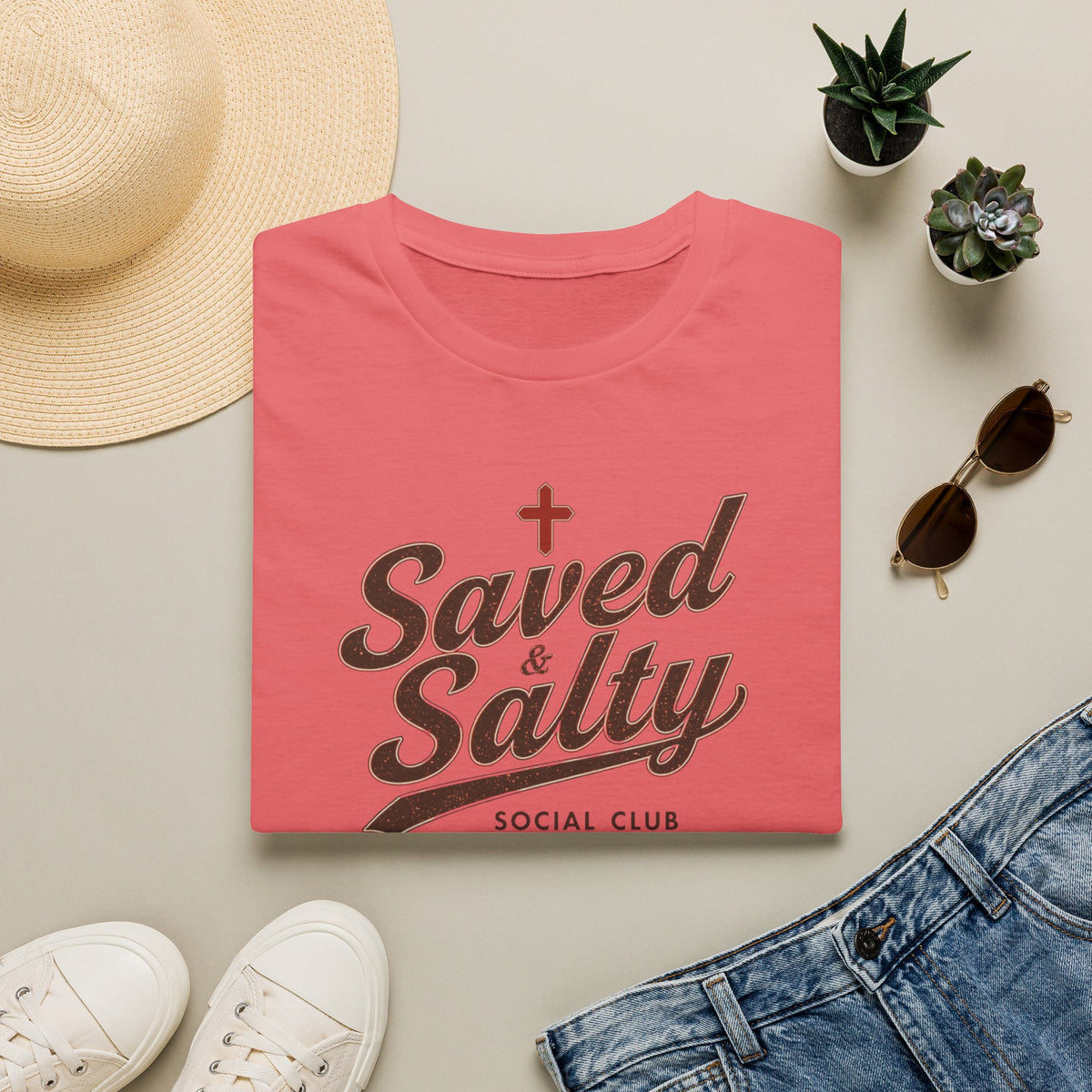 Saved & Salty T-Shirt — Christian Social Club Graphic Tee