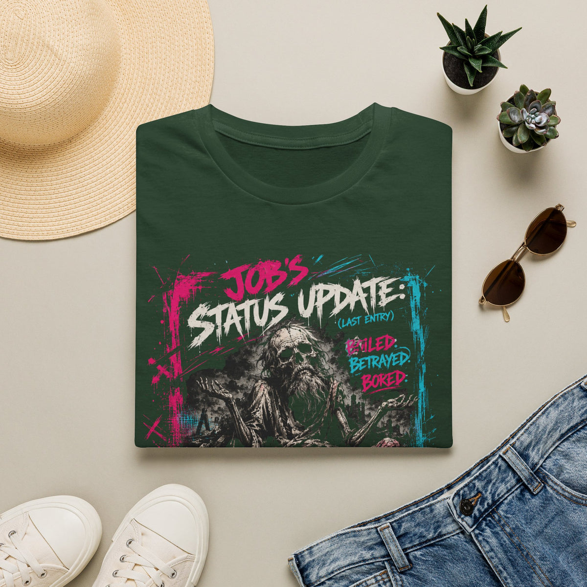 Whatever Status Update T-Shirt – Funny Sarcastic Graphic Tee