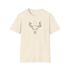 Floral deer skull T-Shirt