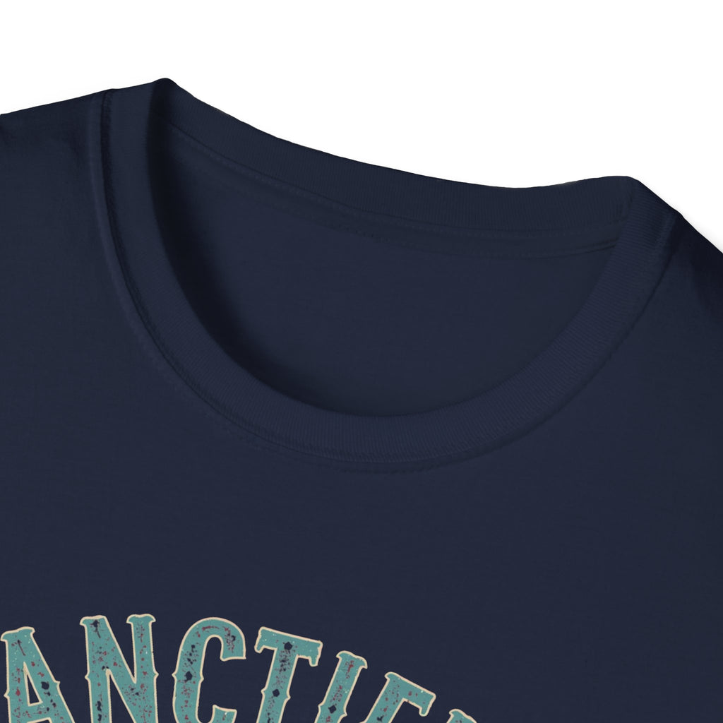 Sanctified & Slightly Spicy T-Shirt — Christian Faith with Fun Attitude