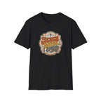 Christian T-Shirt — "Jesus Saves" Vintage Script Faith Tee