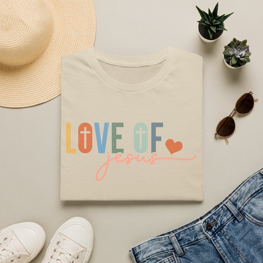 Love of Jesus T-Shirt — Pastel Christian Faith Tee