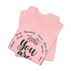 You Are Inspirational Tee — Positive Affirmation Graphic T‑Shirt