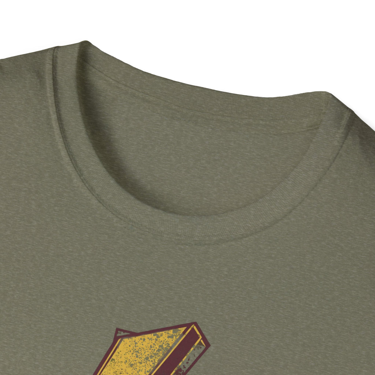 Vintage Lightning Bolt T-Shirt — Retro Distressed Yellow Bolt Tee