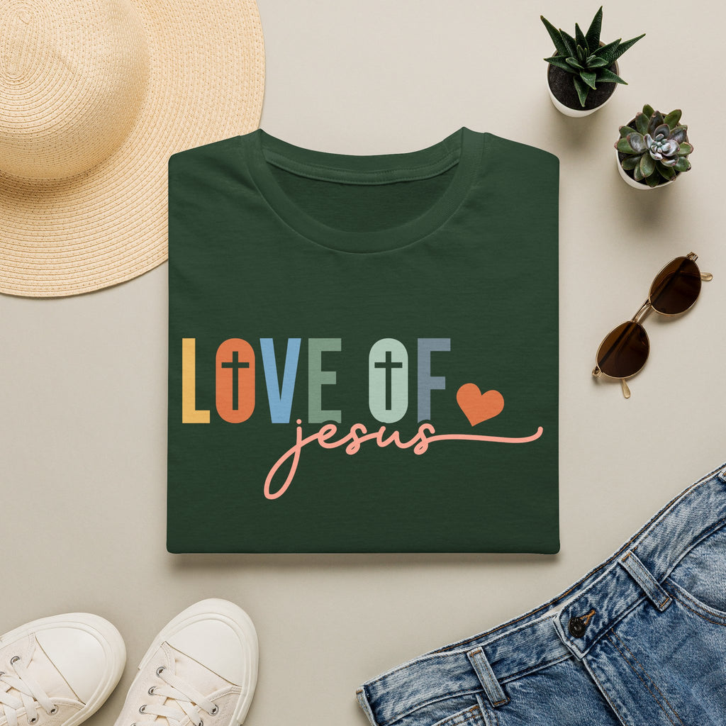 Love of Jesus T-Shirt — Pastel Christian Faith Tee