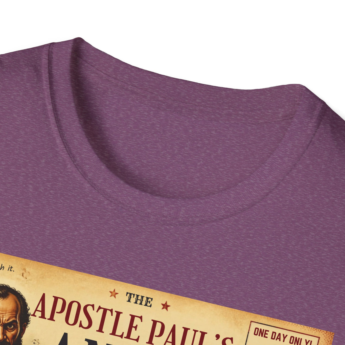 T-Shirt — "Apostle Paul's Anger Management Seminar" Vintage Christian Humor Tee