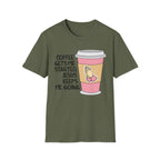 Coffee Gets Me Started, Jesus Keeps Me Going T-Shirt