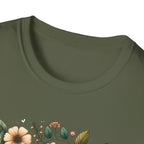 Inspirational T-Shirt — "God Is Still Writing Your Story" Floral Faith Tee