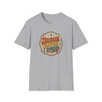 Christian T-Shirt — "Jesus Saves" Vintage Script Faith Tee