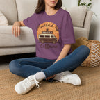 Fueled by Grace & Caffeine Van T-Shirt — Retro Coffee Roadtrip Tee