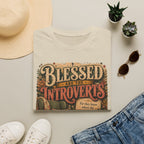 Blessed Are the Introverts T-Shirt — Cozy Vintage Introvert Tee
