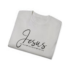 Jesus Script Tee — "Jesus: The Way The Truth The Life" Christian Faith T-Shirt
