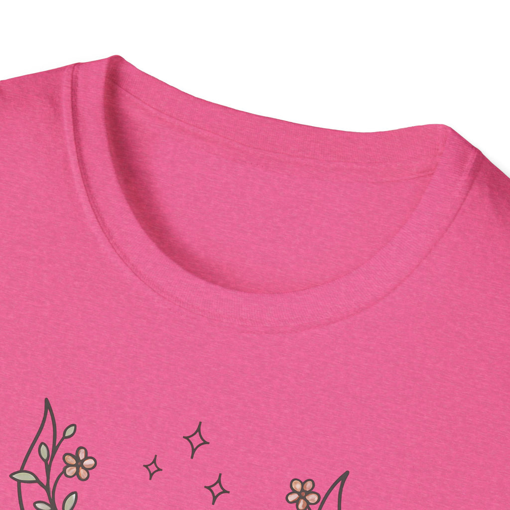 Floral deer skull T-Shirt