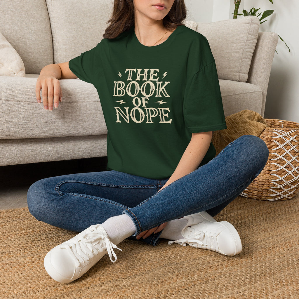 T‑Shirt — "The Book of Nope" Graphic Tee