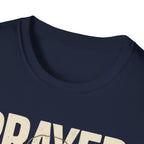 Prayer Warrior T-Shirt — Meditative Jesus Graphic Tee