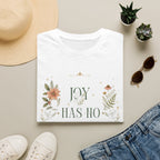 T-Shirt — “Joy Has No Season” Floral Graphic Tee
