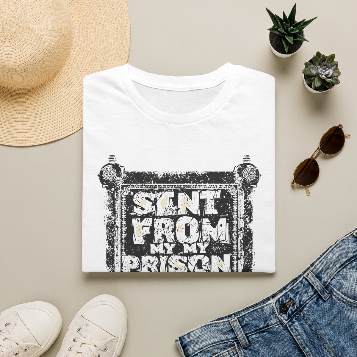 Sent From My Prison Era T-Shirt — Vintage Grunge Band Tee