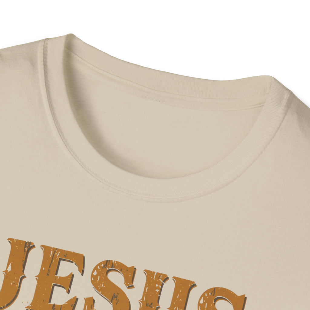 Christian Coffee T-Shirt - "Jesus Loves Me But I Still Need Coffee" Faith Tee