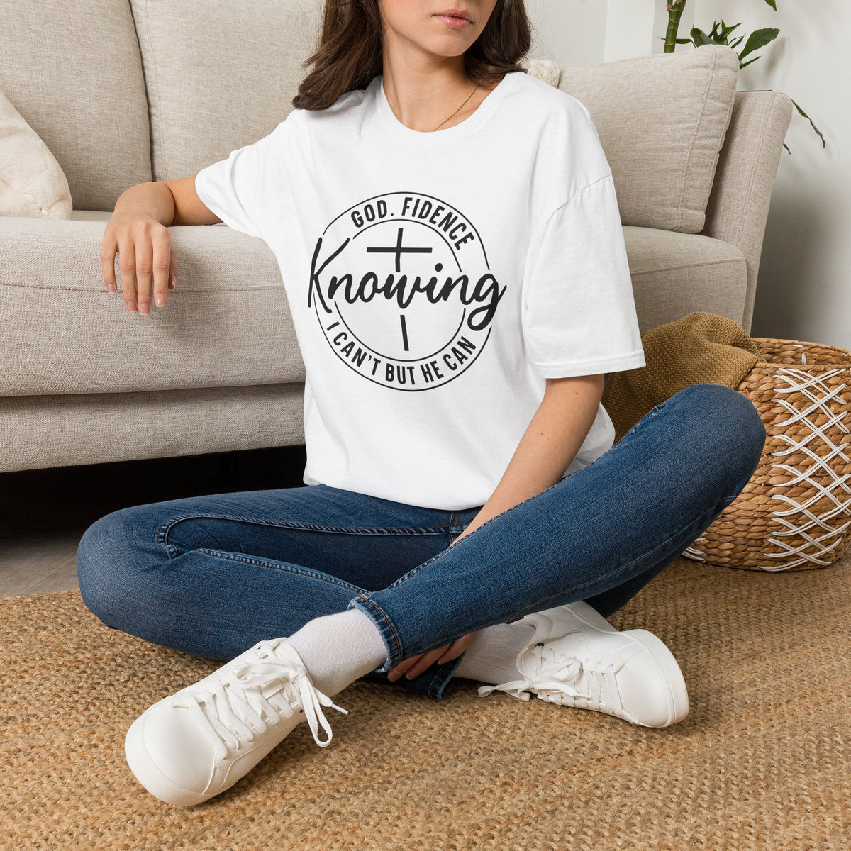 Faith-Based 'Knowing' T-Shirt — God, Fidence Graphic Tee