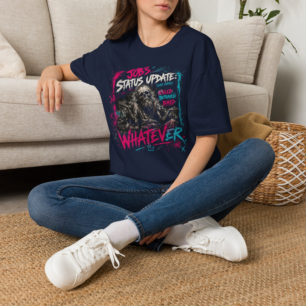 Whatever Status Update T-Shirt – Funny Sarcastic Graphic Tee