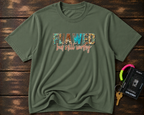 Flawed But Still Worthy T-Shirt – Inspirational Graphic Tee