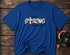 She Is Strong Floral T‑Shirt — Proverbs 31:25 Inspirational Women’s Tee