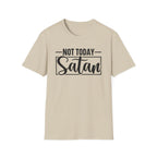 Not Today Satan T-Shirt — Funny Christian Faith Graphic Tee