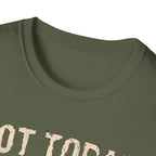 Not Today Satan I’m Busy T‑Shirt — Funny Christian Faith Graphic Tee