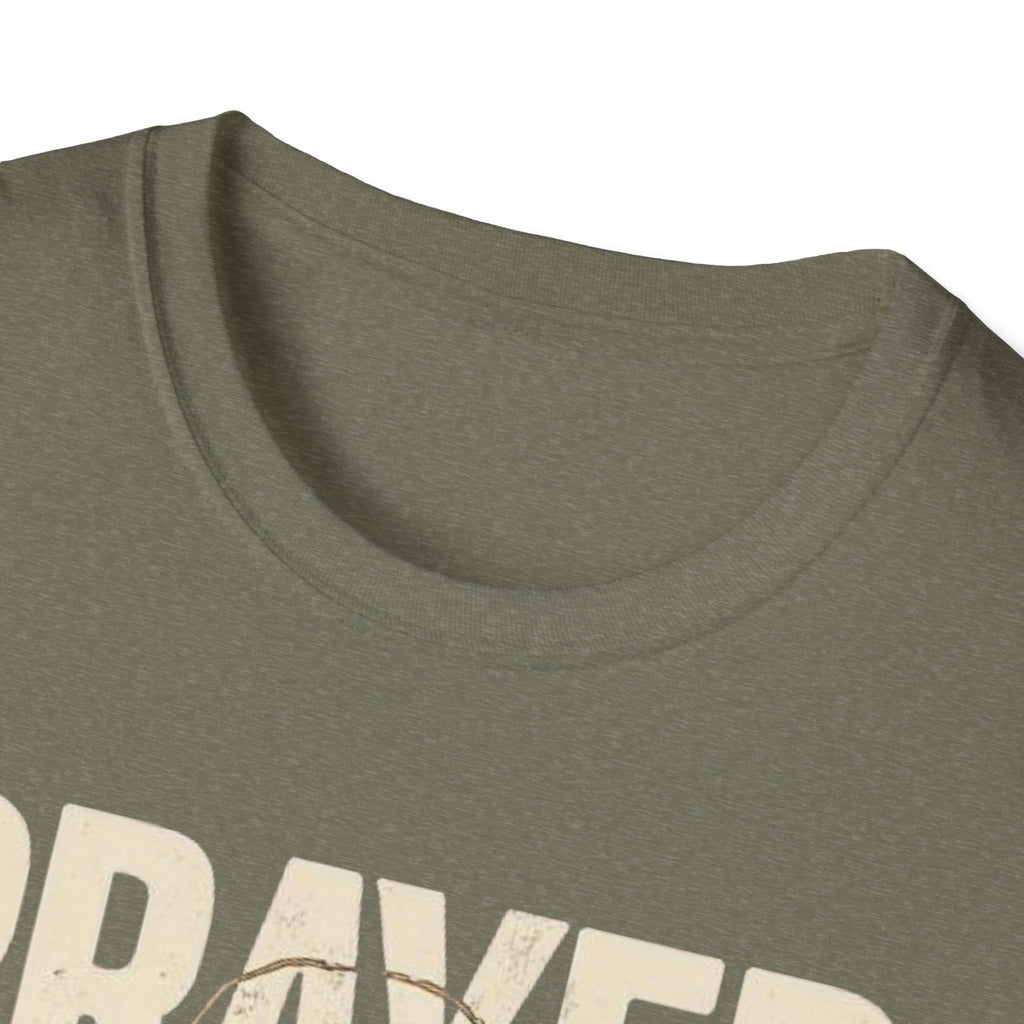 Prayer Warrior T-Shirt — Meditative Jesus Graphic Tee