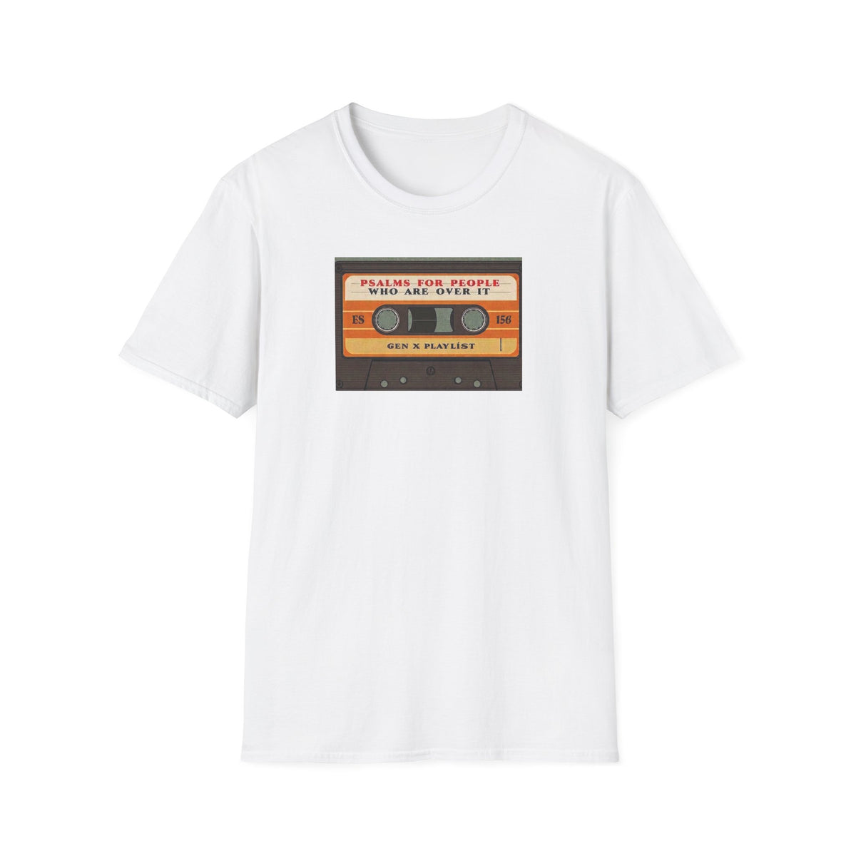 Retro Cassette T-Shirt — "Mixtapes for People Who Are Over It" Vintage Music Tee