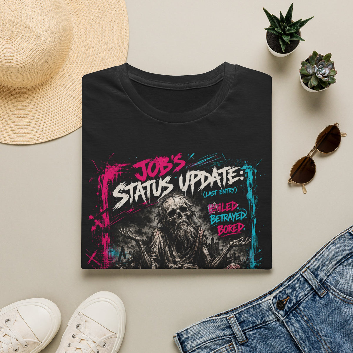 Whatever Status Update T-Shirt – Funny Sarcastic Graphic Tee