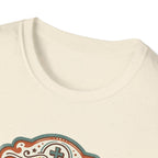 Christian T-Shirt — "Jesus Saves" Vintage Script Faith Tee