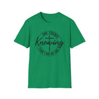 Faith-Based 'Knowing' T-Shirt — God, Fidence Graphic Tee