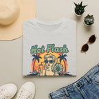 Hot Flash Summer Tour Retro Beach T-Shirt — Funny Menopause Graphic Tee