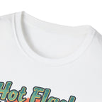 Hot Flash Summer Tour Retro Beach T-Shirt — Funny Menopause Graphic Tee