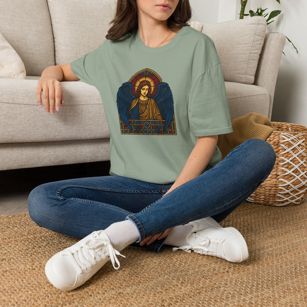 Heaven Sent--Stained Glass Angel T-Shirt